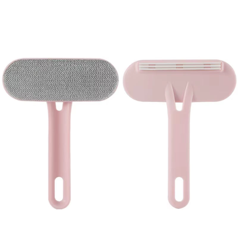 Cat Brush Pet Hair Remover Double-Sided Cat Hair Brush Pet Grooming Dog Brushes Sofa Wool Scraper Wool Collector Pet Accessories