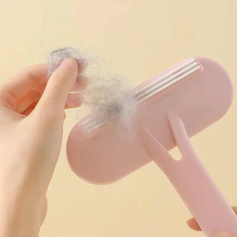 Cat Brush Pet Hair Remover Double-Sided Cat Hair Brush Pet Grooming Dog Brushes Sofa Wool Scraper Wool Collector Pet Accessories