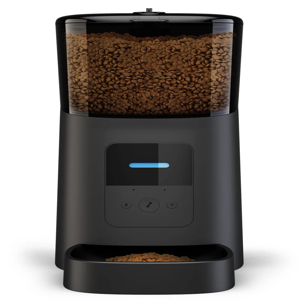 6L Intelligent Wi-Fi Automatic Pet Feeder for Cats and Dogs with APP Timer and Smart Food Dispensing System
