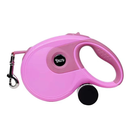 Premium 8M Dog Leash Retractable Automatic Medium Large Pet Leash and Poop Bag with Removable Holder Pet Supplies Lead