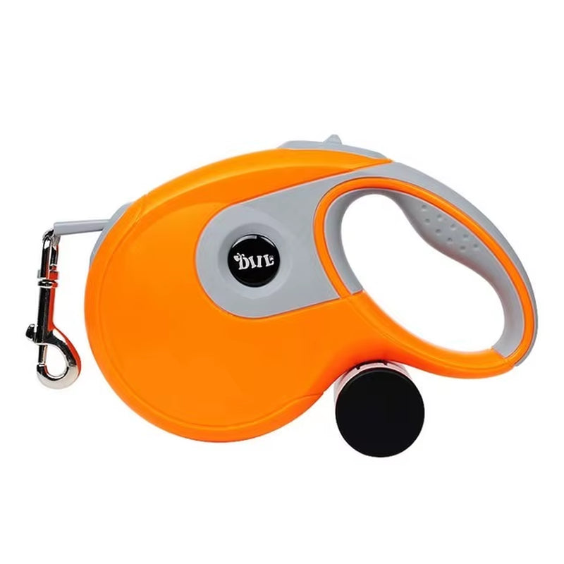Premium 8M Dog Leash Retractable Automatic Medium Large Pet Leash and Poop Bag with Removable Holder Pet Supplies Lead
